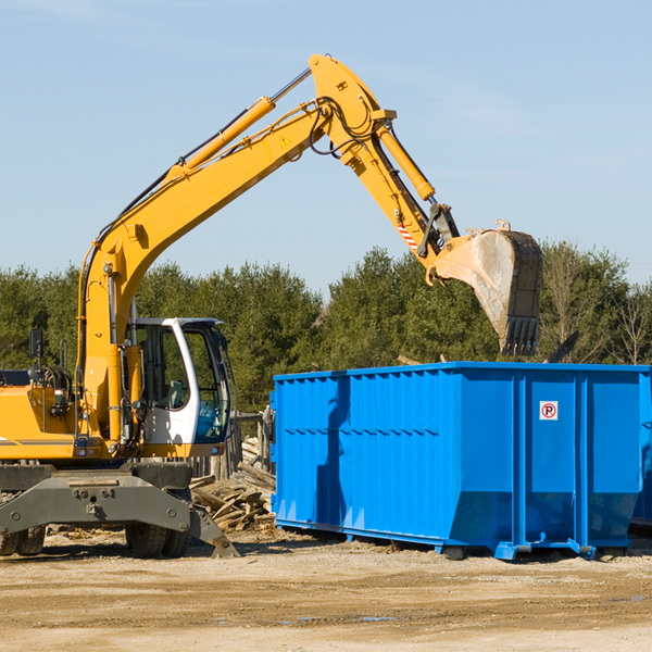 can i choose the location where the residential dumpster will be placed in Tafton PA